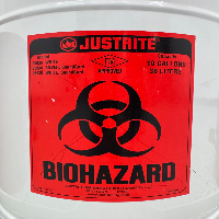 JustRite 6 Gallon Oily Waste Cans - Quantity - 7 image 3